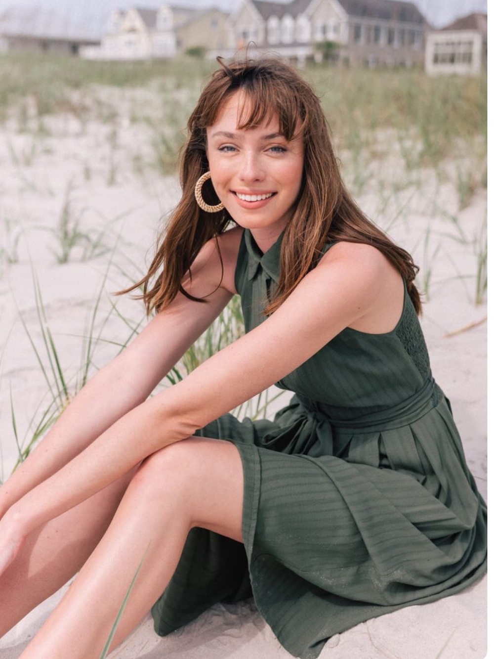 Gal Meets Glam Collection Smocked Back Shirtdress - Picture 4 of 15